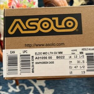 Asolo Eldo Mid LTH GV MM in Graphite Green